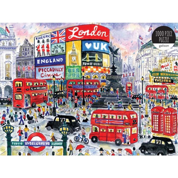 LONDON STREET SCENE PUZZLE 1,000 PIECES - MICHAEL STORRINGS - Picture 3 of 7